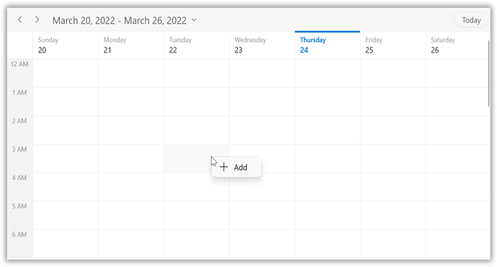 cell-context-flyout-for-timeslots-in-winui-scheduler
