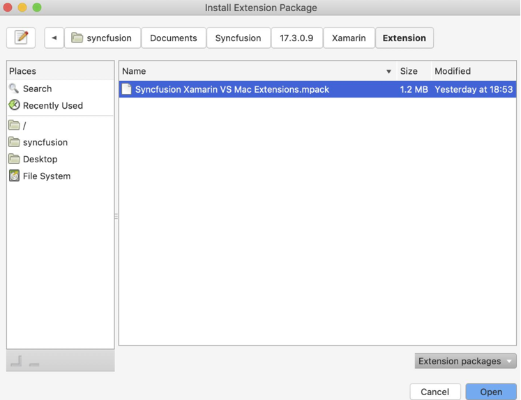 Extensions File